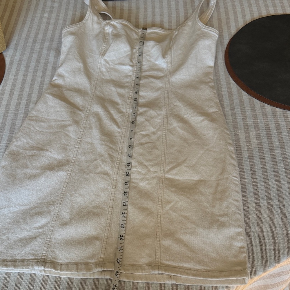 MEDIUM TALL: NWOT A&F denim Sleeveless Dress - Picture 8 of 8